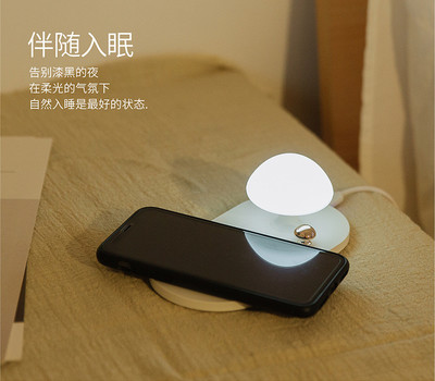 智能生活新體驗 機械戰警主題iPhone配件，蘑菇狀無線充與智能夜燈融合